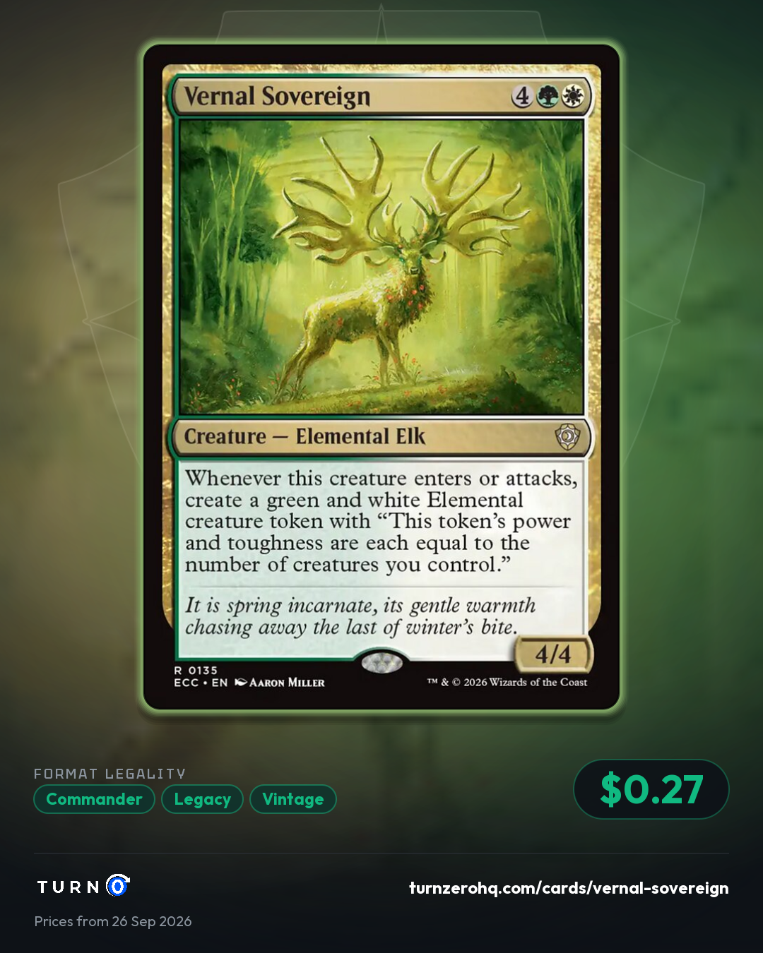 Shareable picture of Vernal Sovereign