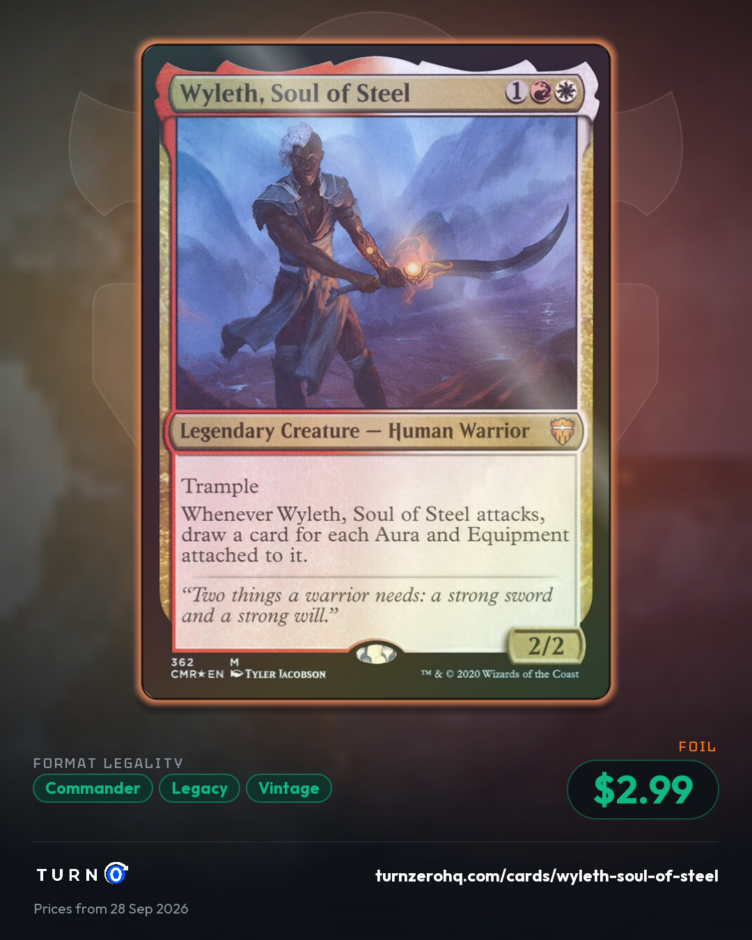 Shareable picture of Wyleth, Soul of Steel