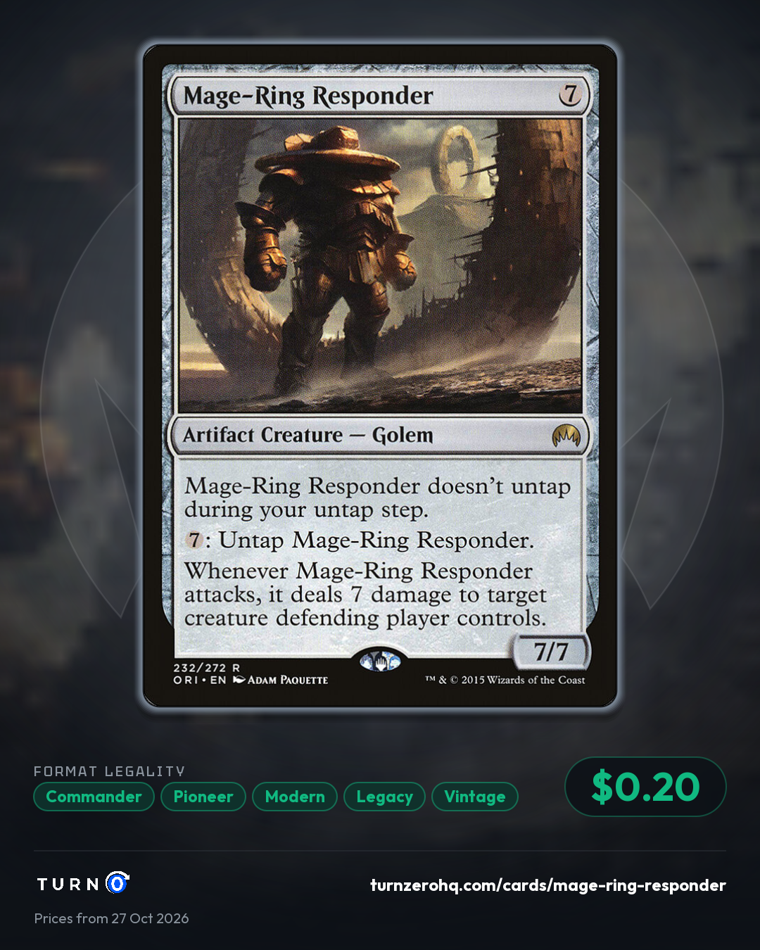 Shareable picture of Mage-Ring Responder