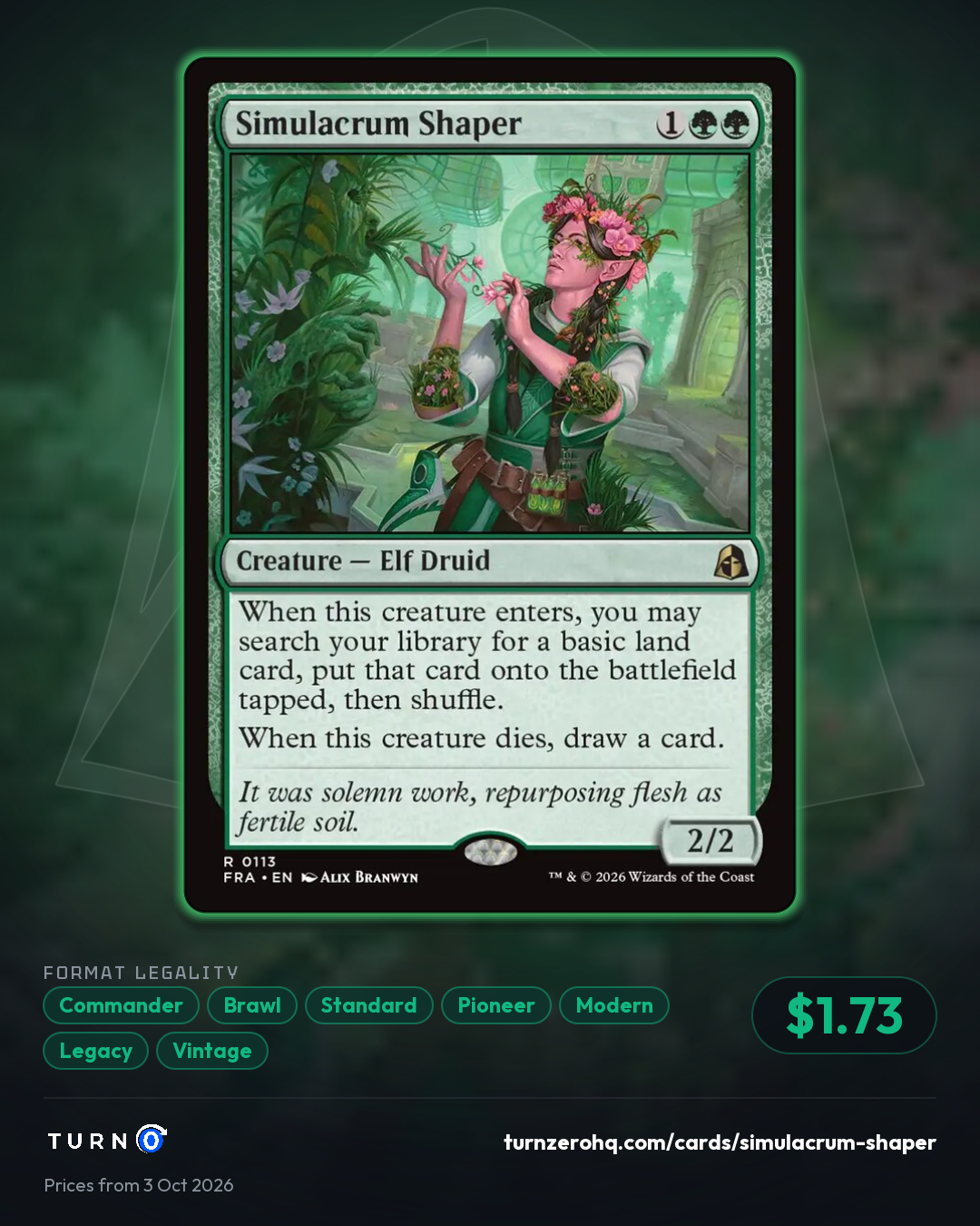 Shareable picture of Simulacrum Shaper