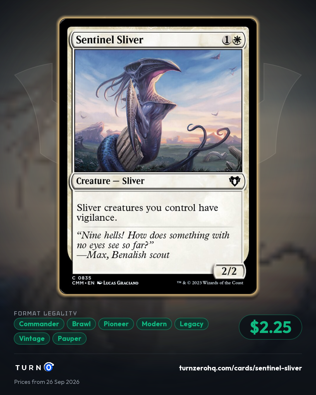 Shareable picture of Sentinel Sliver