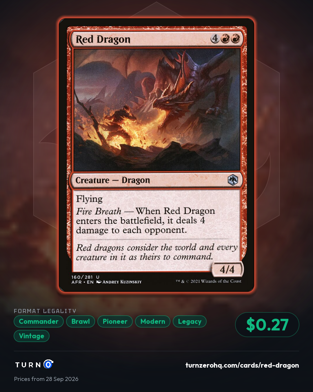 Shareable picture of Red Dragon