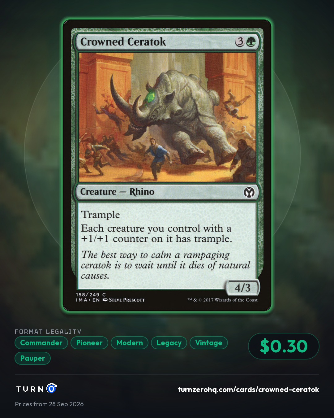 Shareable picture of Crowned Ceratok