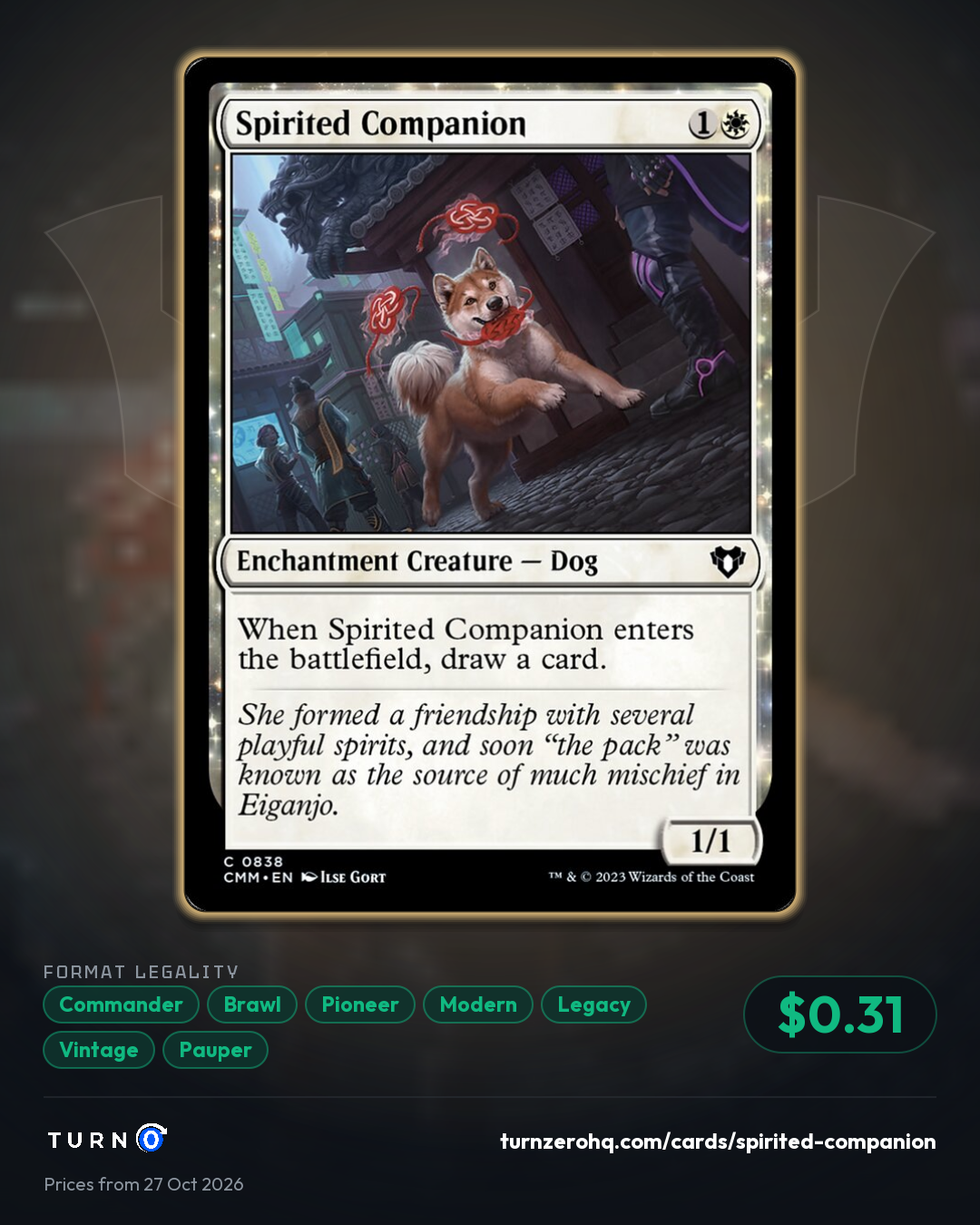 Shareable picture of Spirited Companion