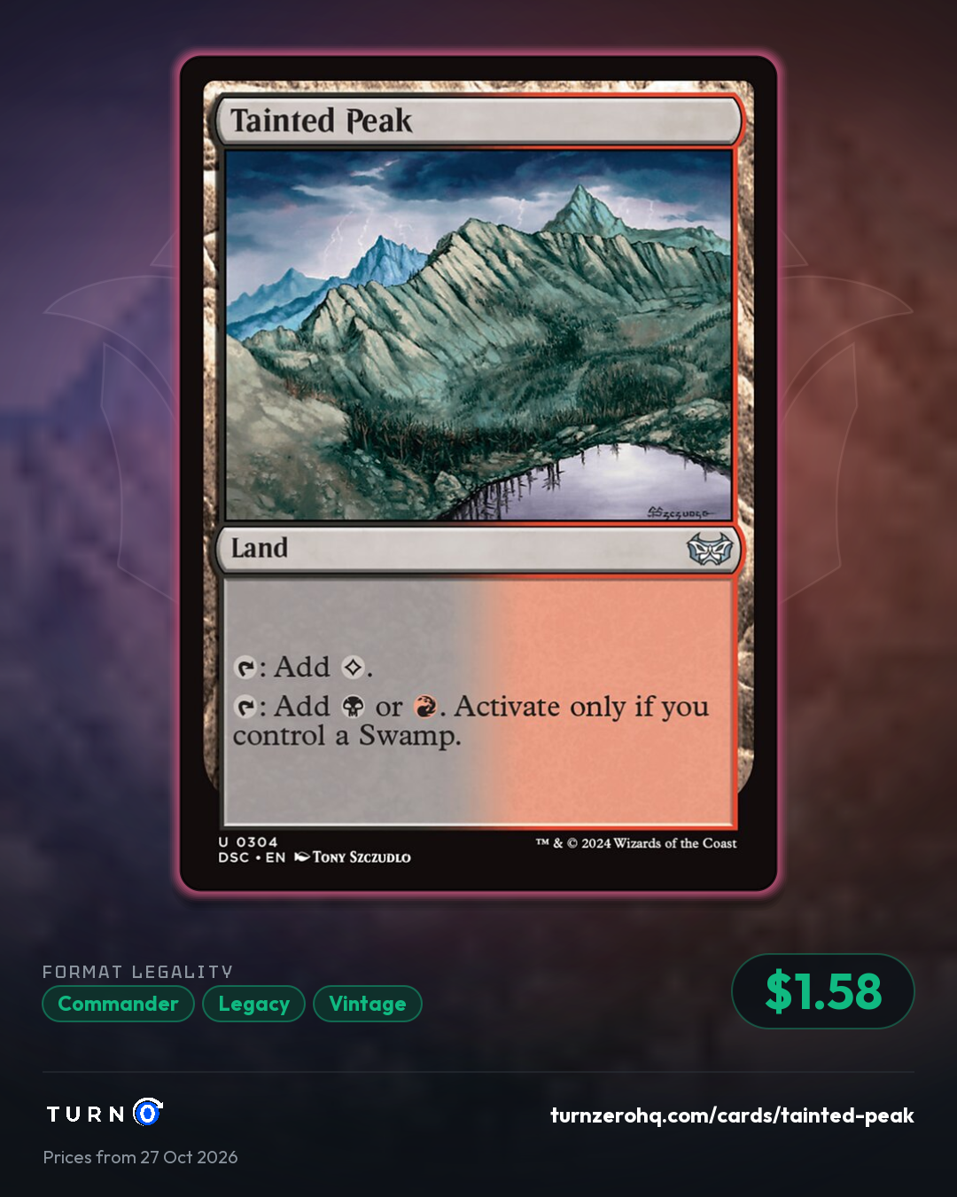 Shareable picture of Tainted Peak