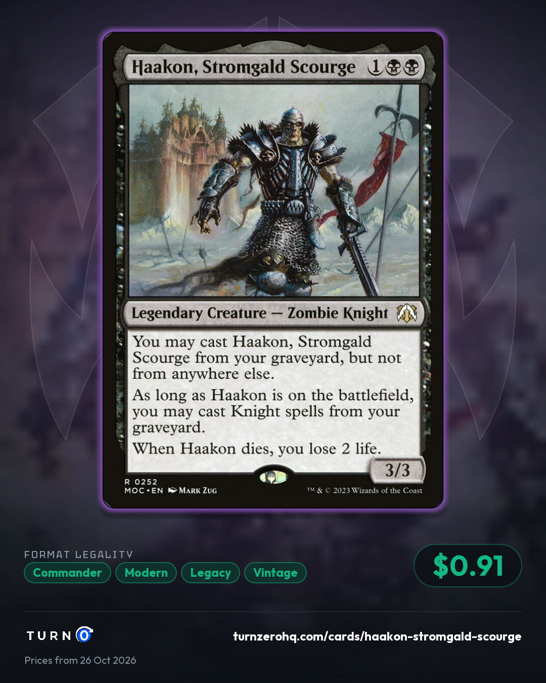 Shareable picture of Haakon, Stromgald Scourge