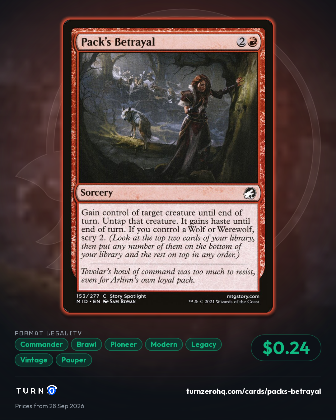 Shareable picture of Pack's Betrayal