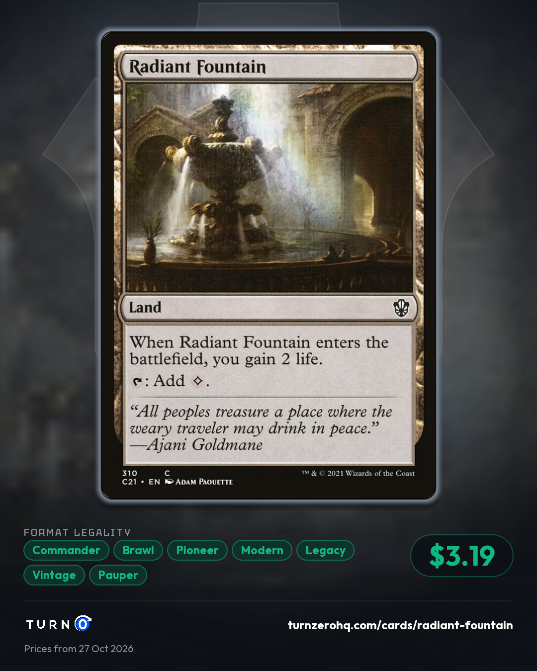 Shareable picture of Radiant Fountain