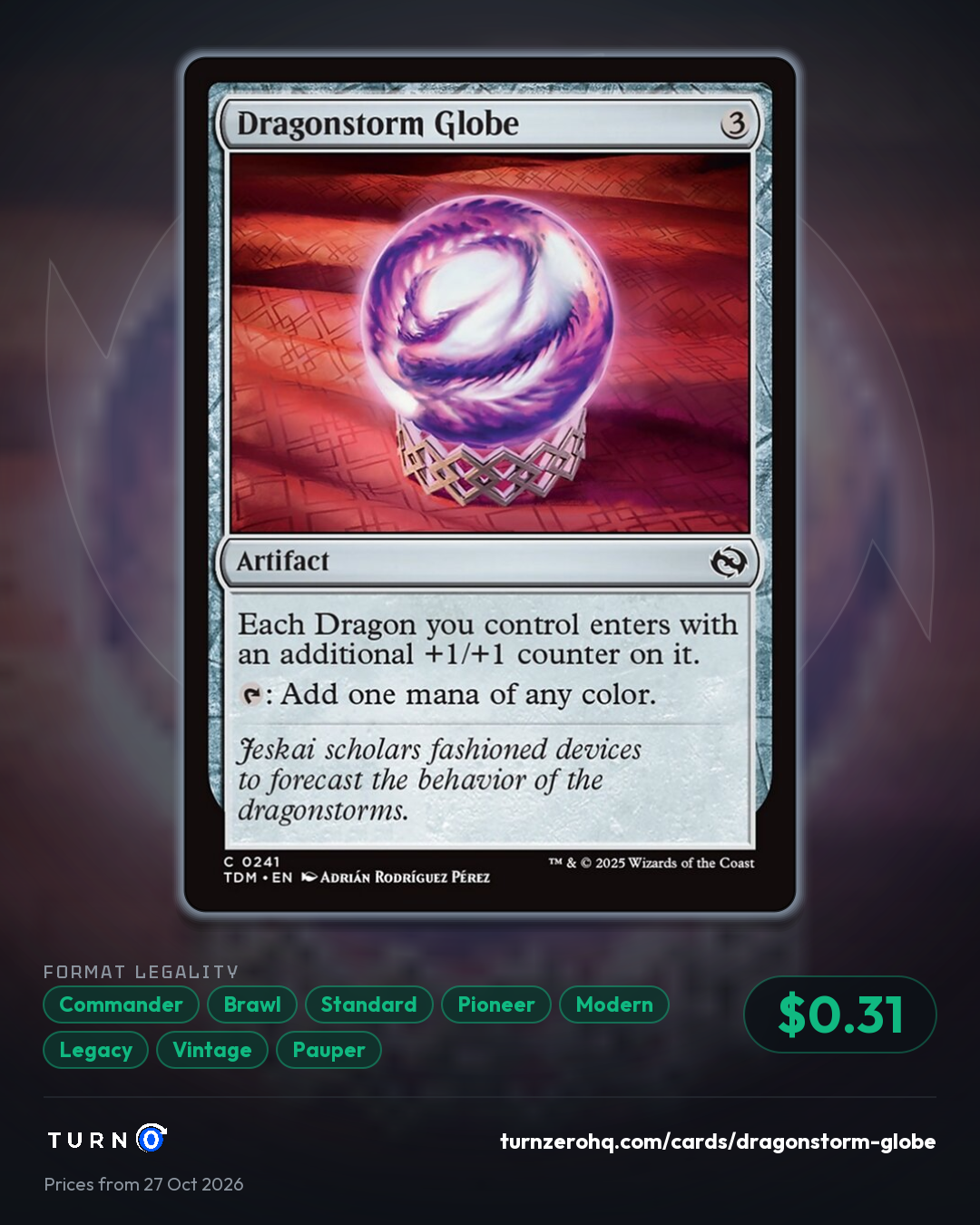 Shareable picture of Dragonstorm Globe