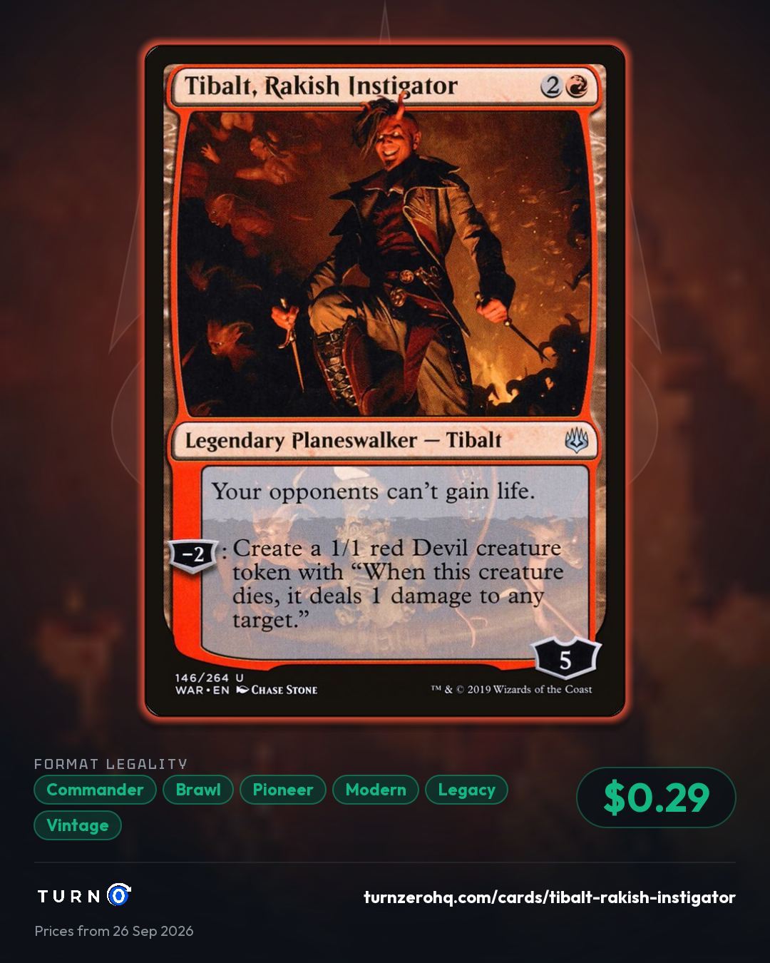 Shareable picture of Tibalt, Rakish Instigator