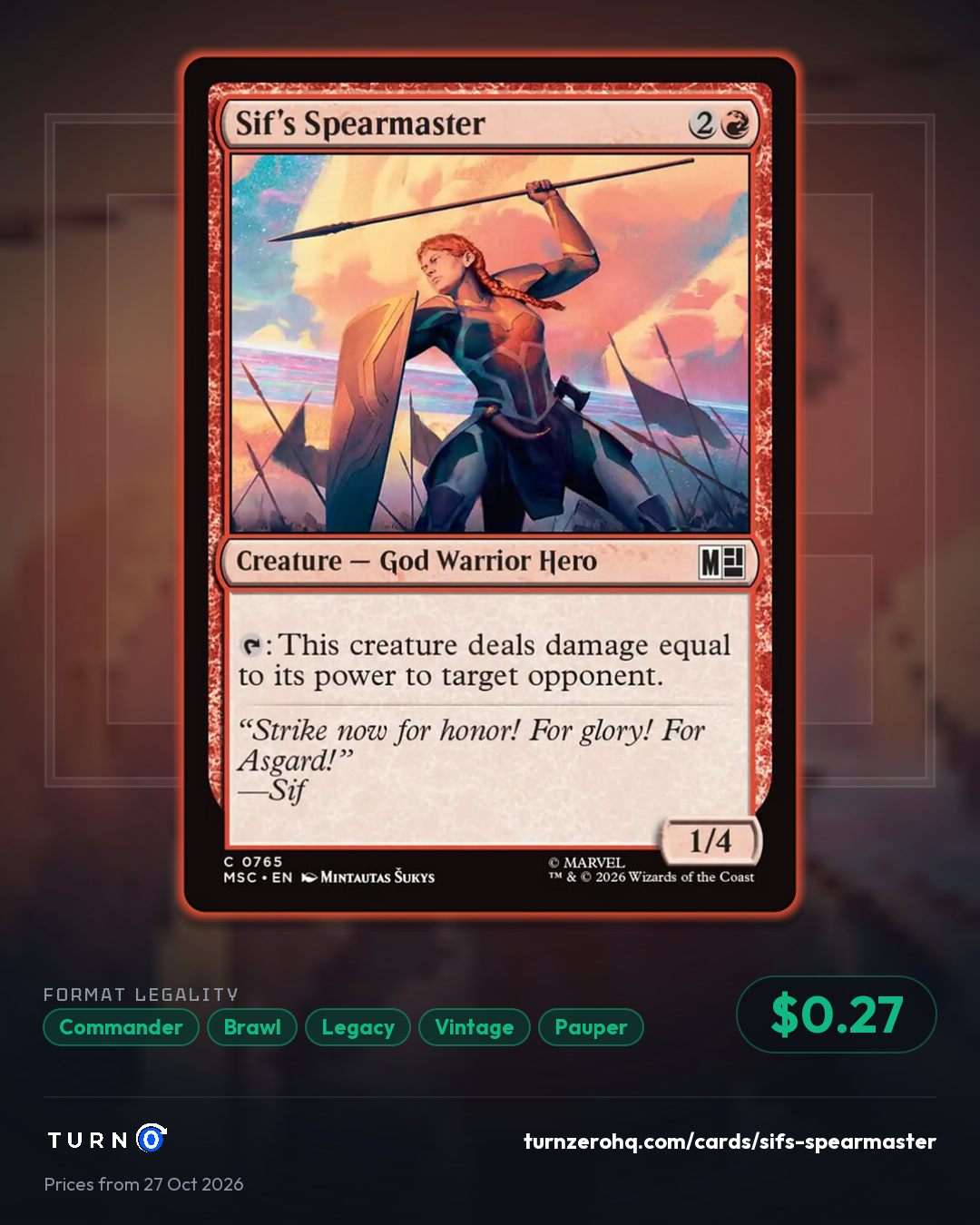 Shareable picture of Sif's Spearmaster