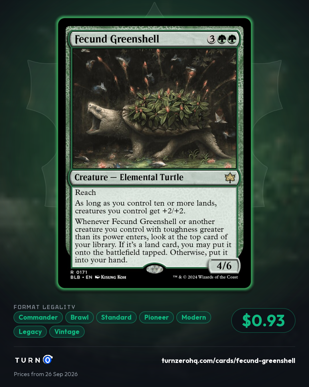 Shareable picture of Fecund Greenshell