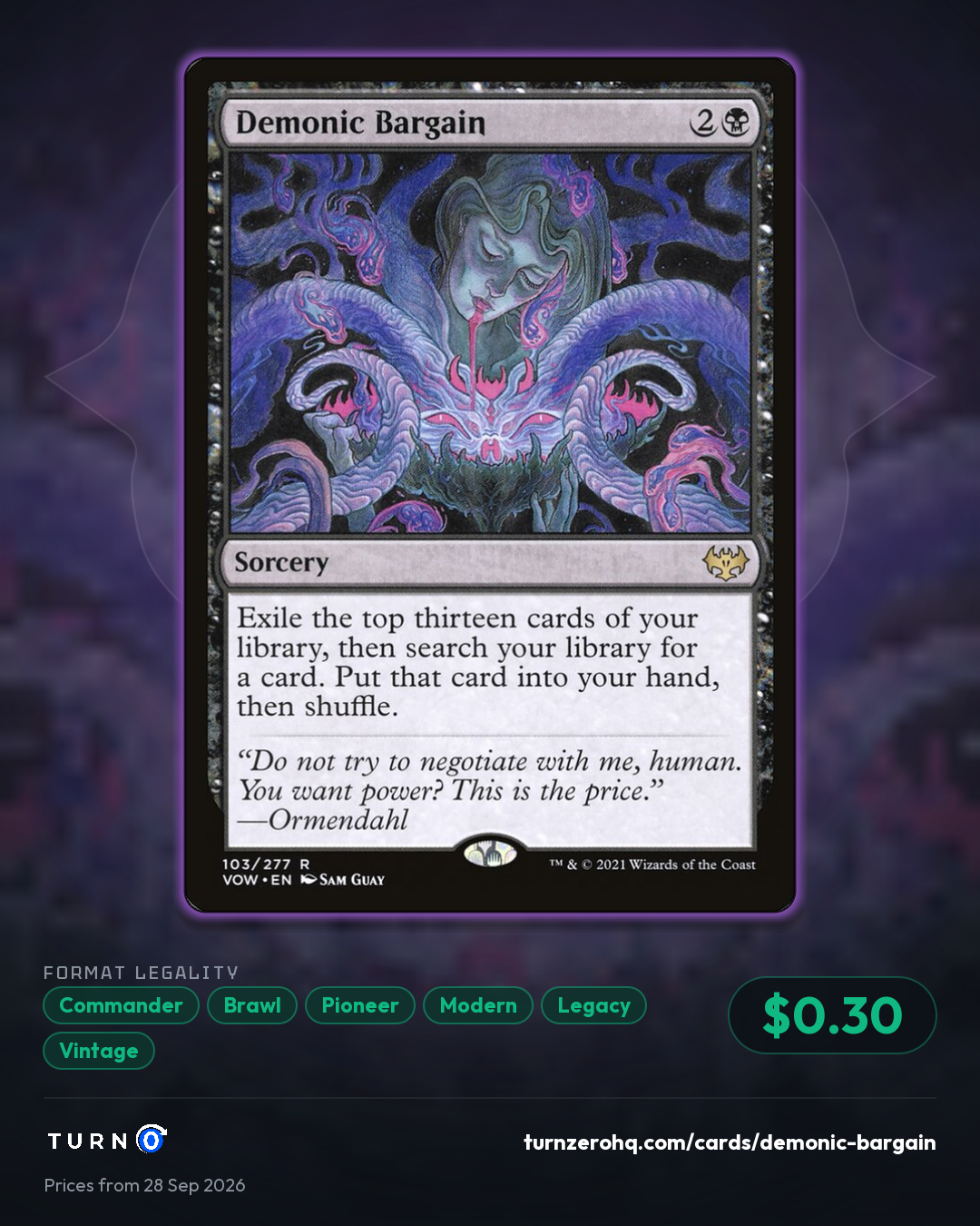 Shareable picture of Demonic Bargain