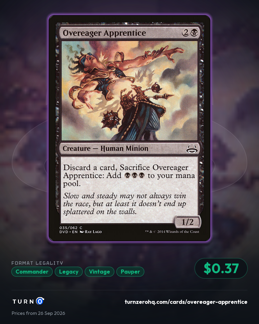 Shareable picture of Overeager Apprentice