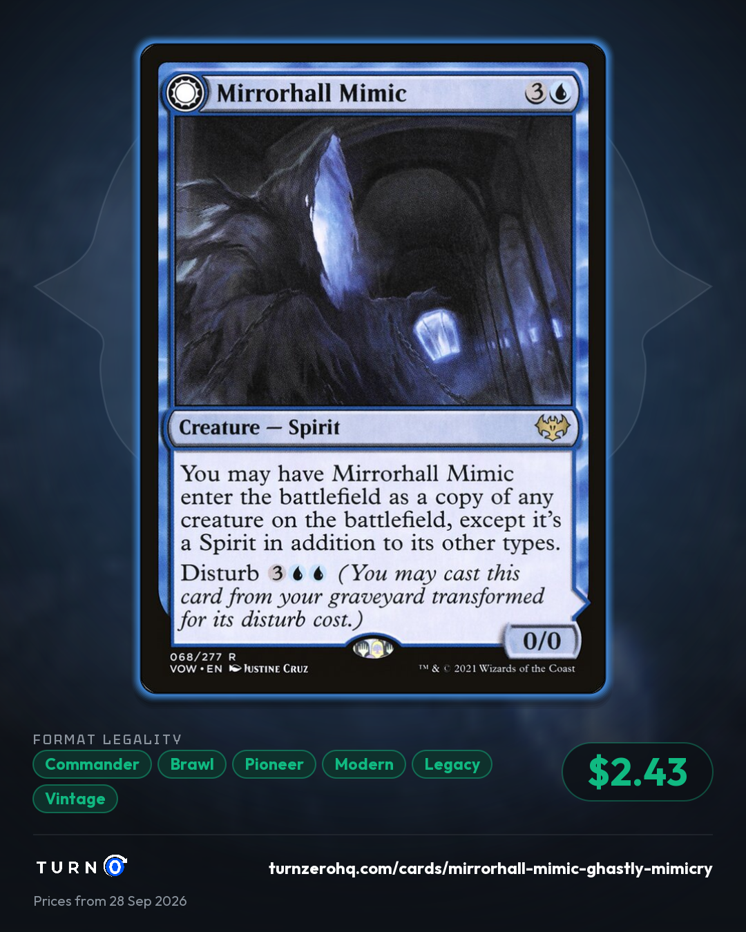 Shareable picture of Mirrorhall Mimic // Ghastly Mimicry
