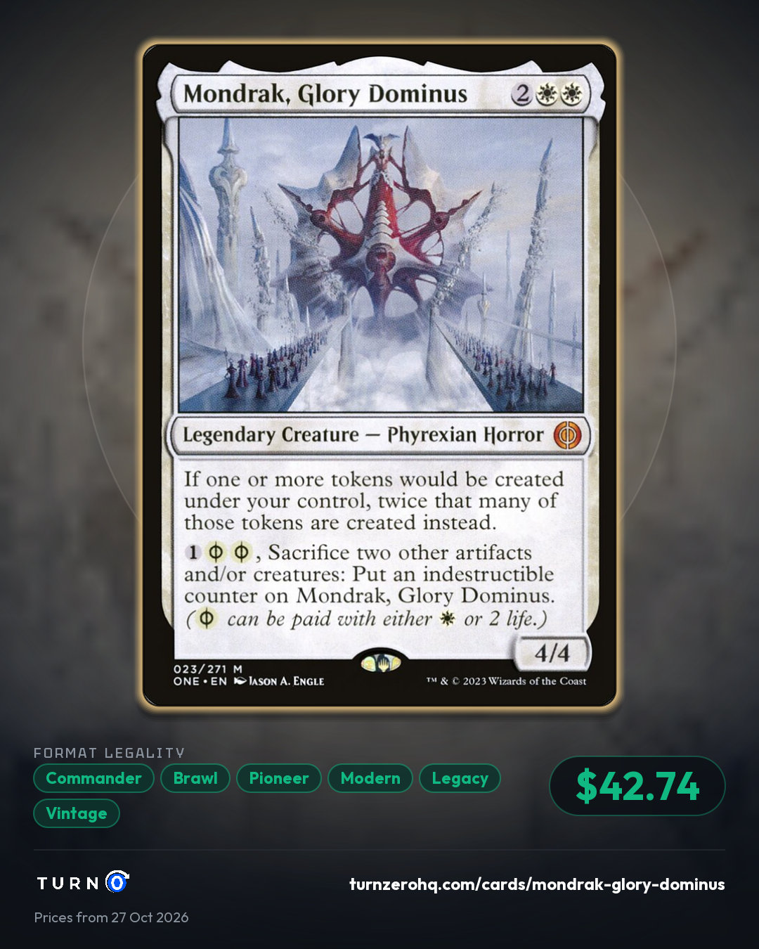 Shareable picture of Mondrak, Glory Dominus