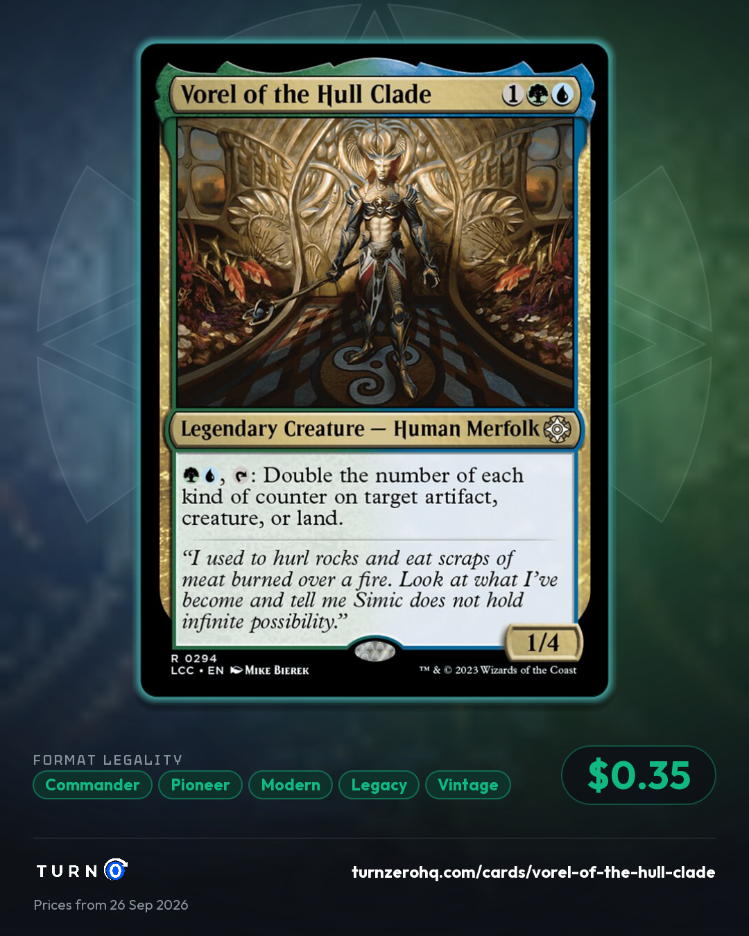 Shareable picture of Vorel of the Hull Clade