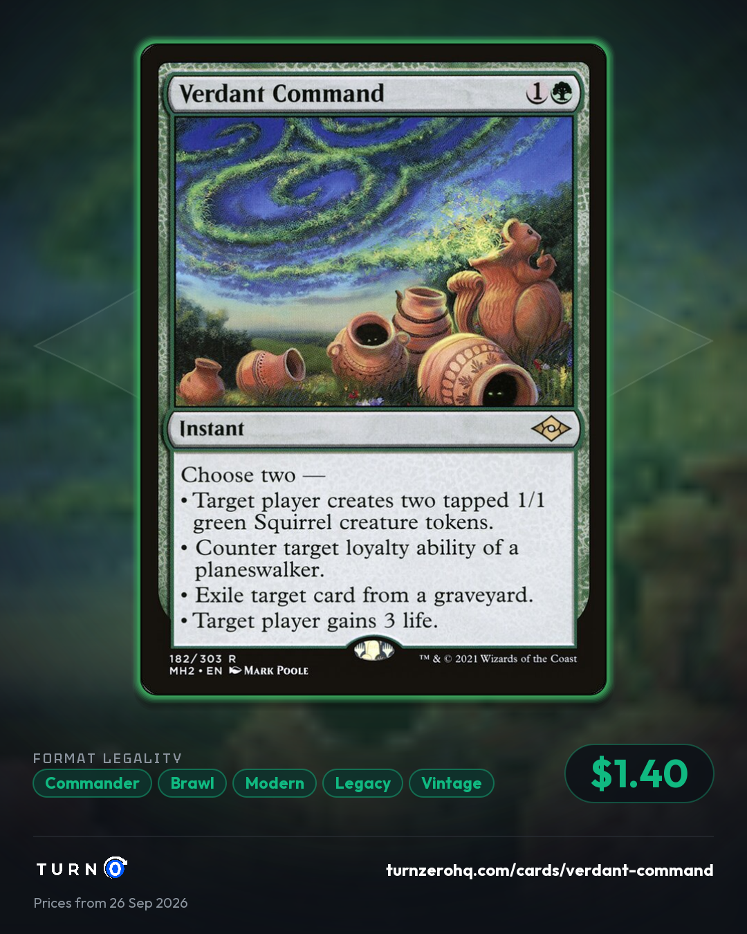 Shareable picture of Verdant Command