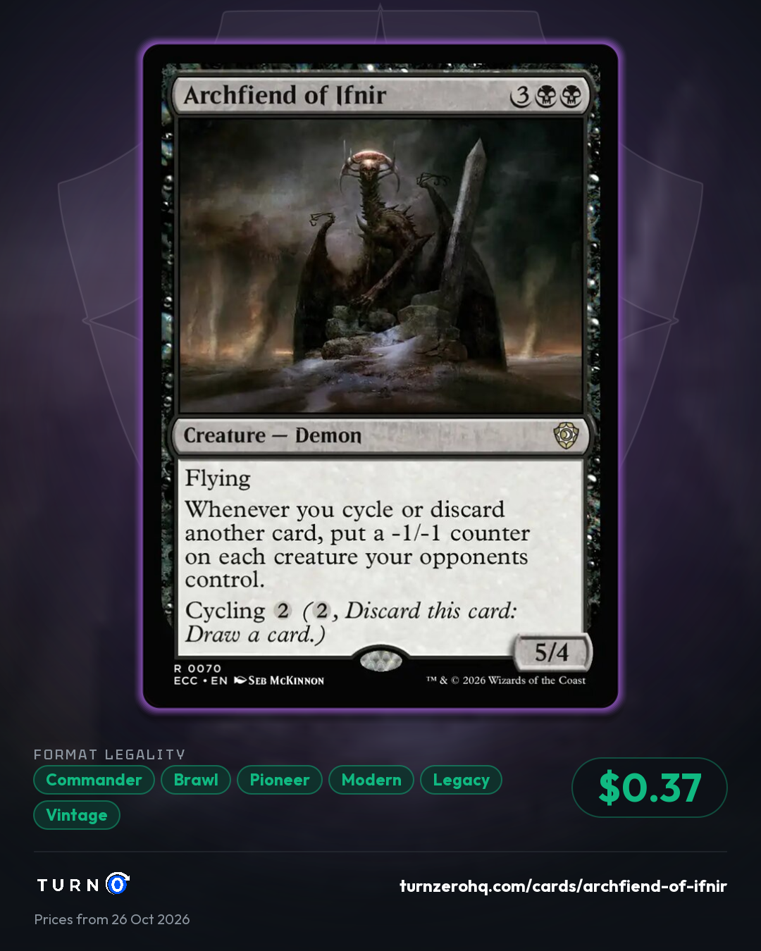 Shareable picture of Archfiend of Ifnir