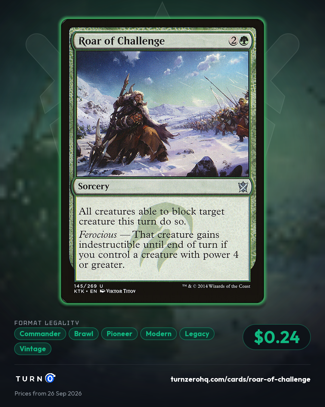 Shareable picture of Roar of Challenge