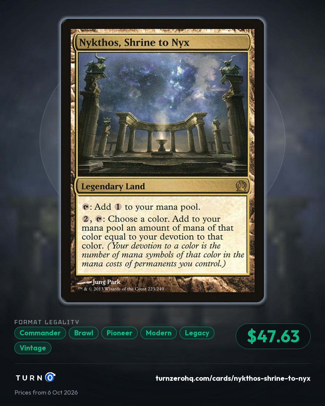 Shareable picture of Nykthos, Shrine to Nyx