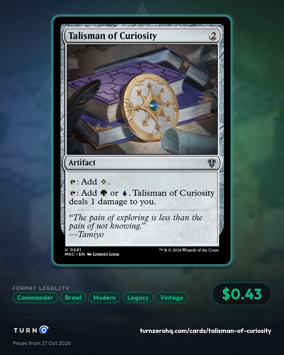 Shareable picture of Talisman of Curiosity