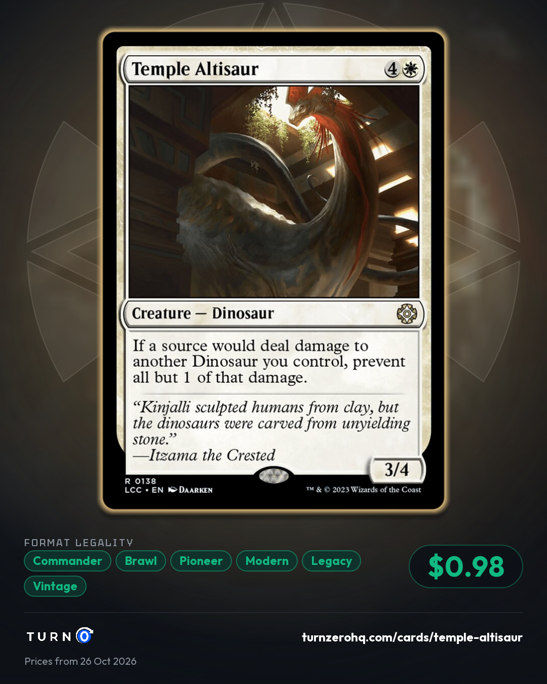 Shareable picture of Temple Altisaur