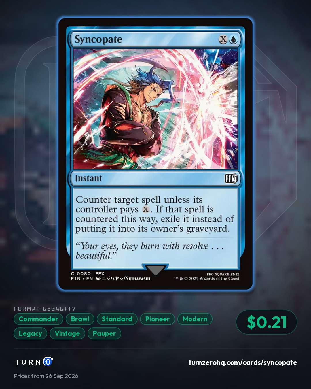Shareable picture of Syncopate