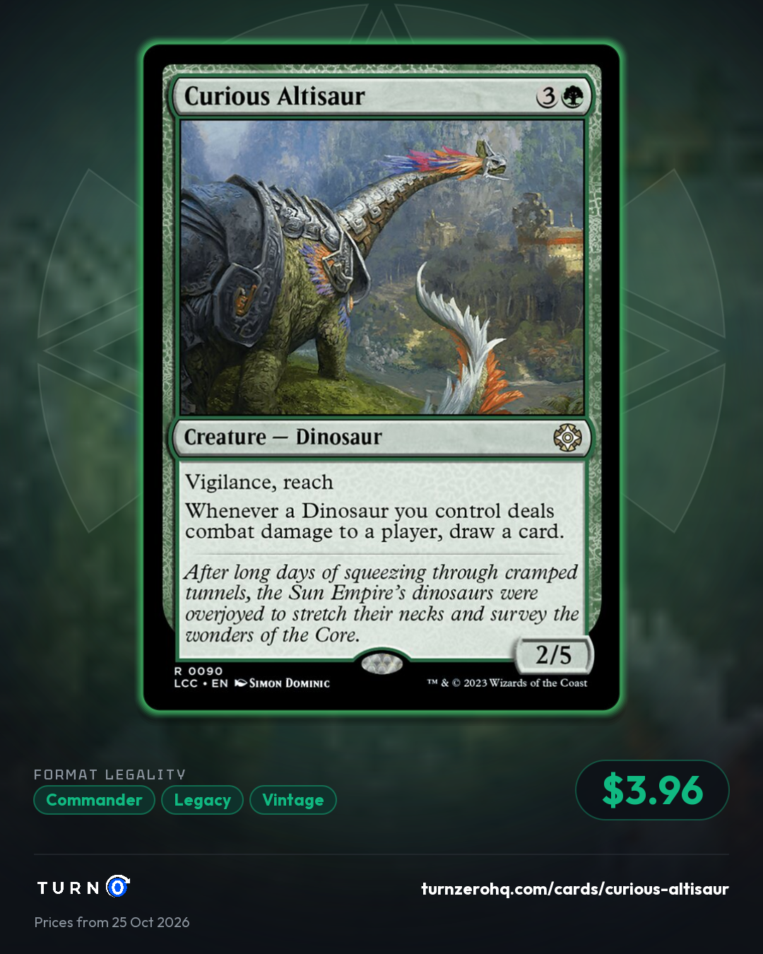 Shareable picture of Curious Altisaur