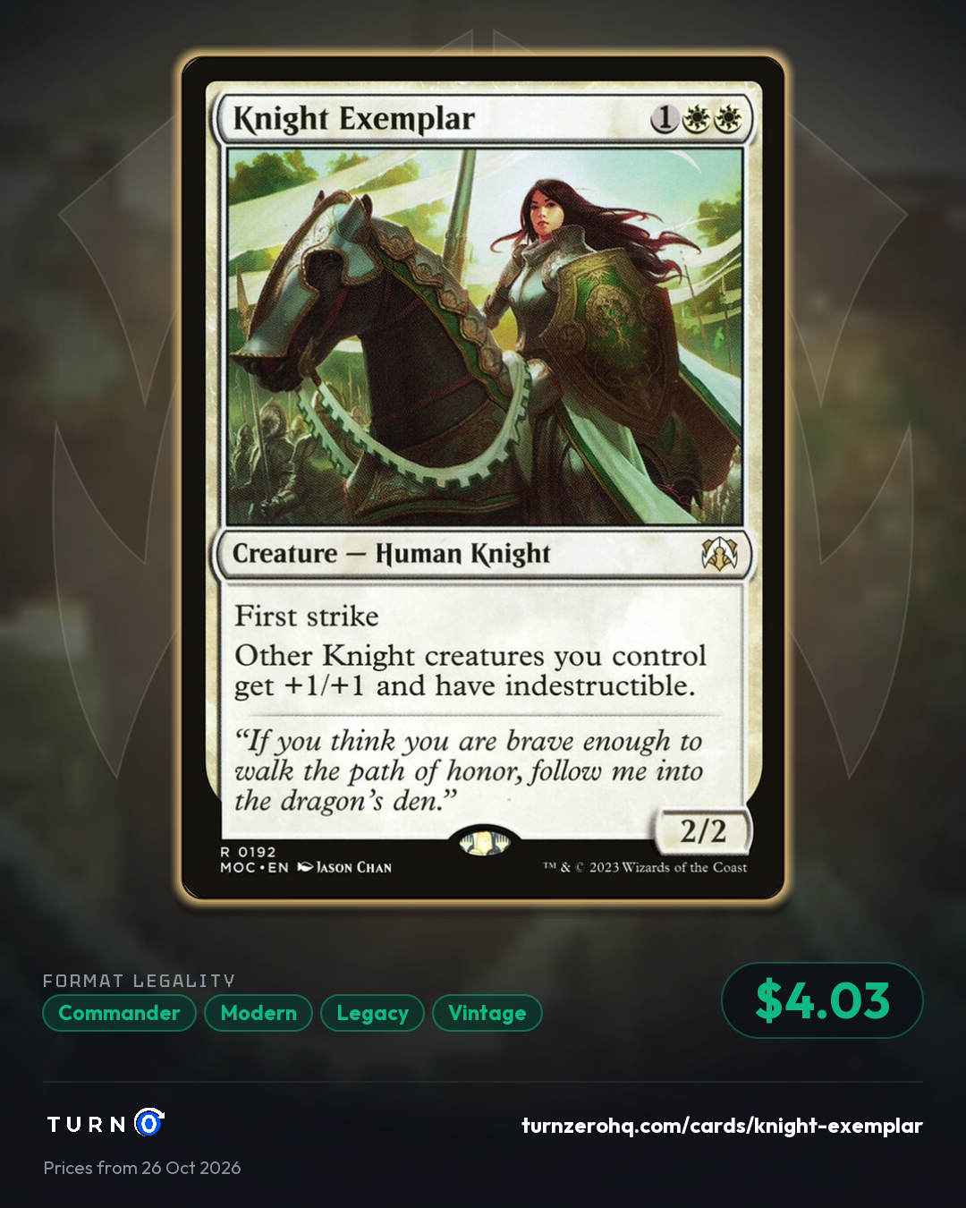 Shareable picture of Knight Exemplar