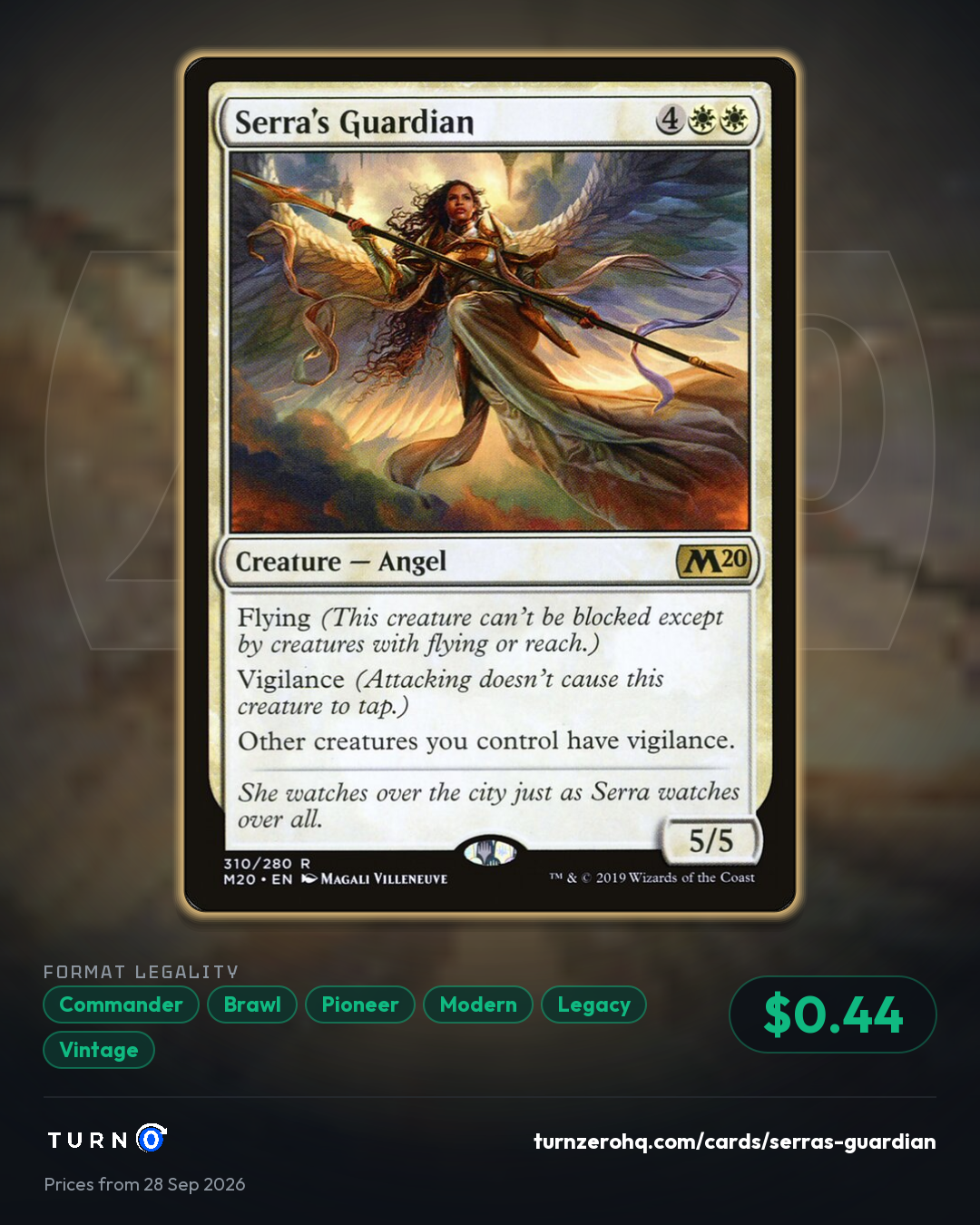 Shareable picture of Serra's Guardian