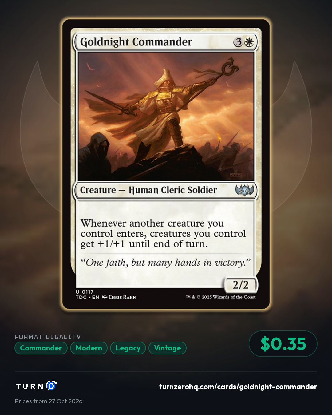 Shareable picture of Goldnight Commander