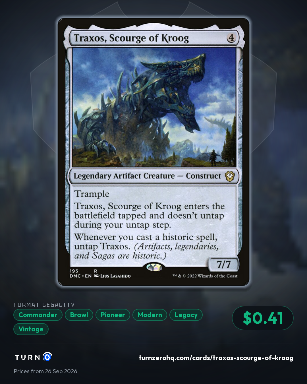 Shareable picture of Traxos, Scourge of Kroog