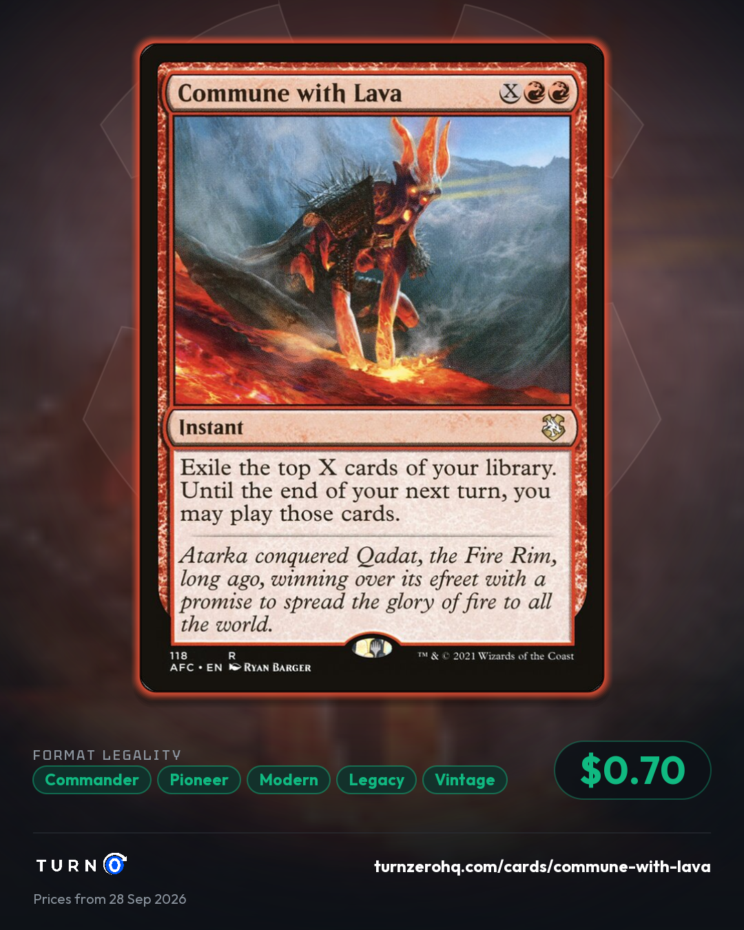 Shareable picture of Commune with Lava