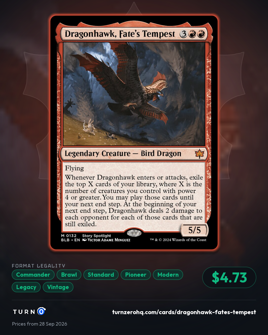 Shareable picture of Dragonhawk, Fate's Tempest