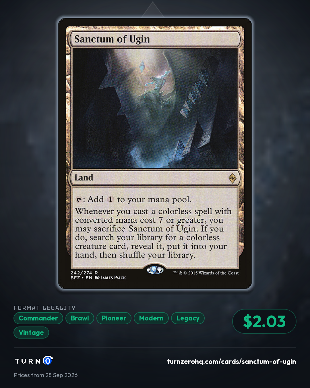 Shareable picture of Sanctum of Ugin