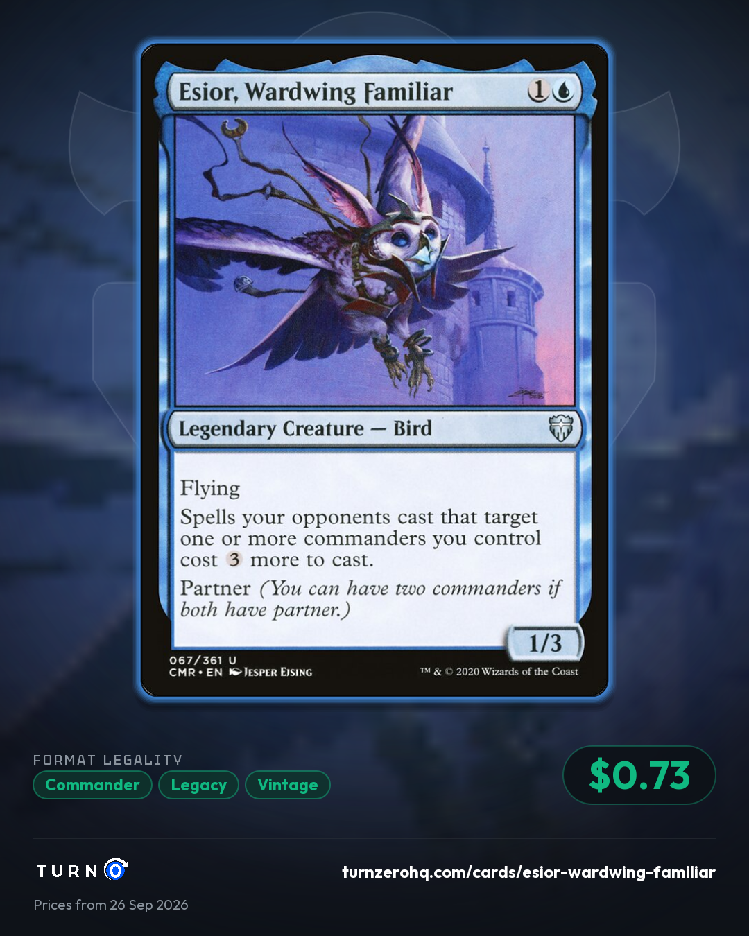Shareable picture of Esior, Wardwing Familiar