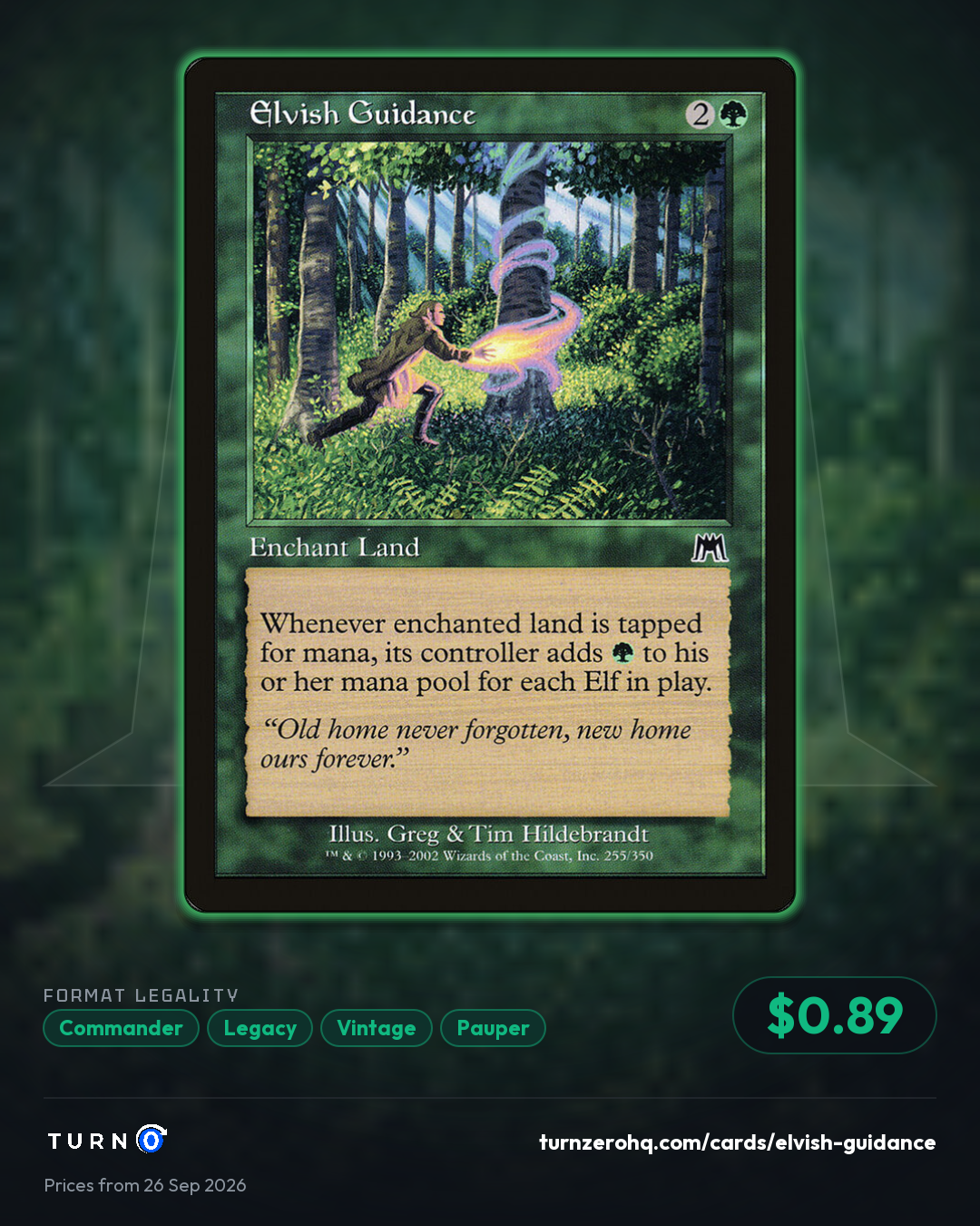 Shareable picture of Elvish Guidance
