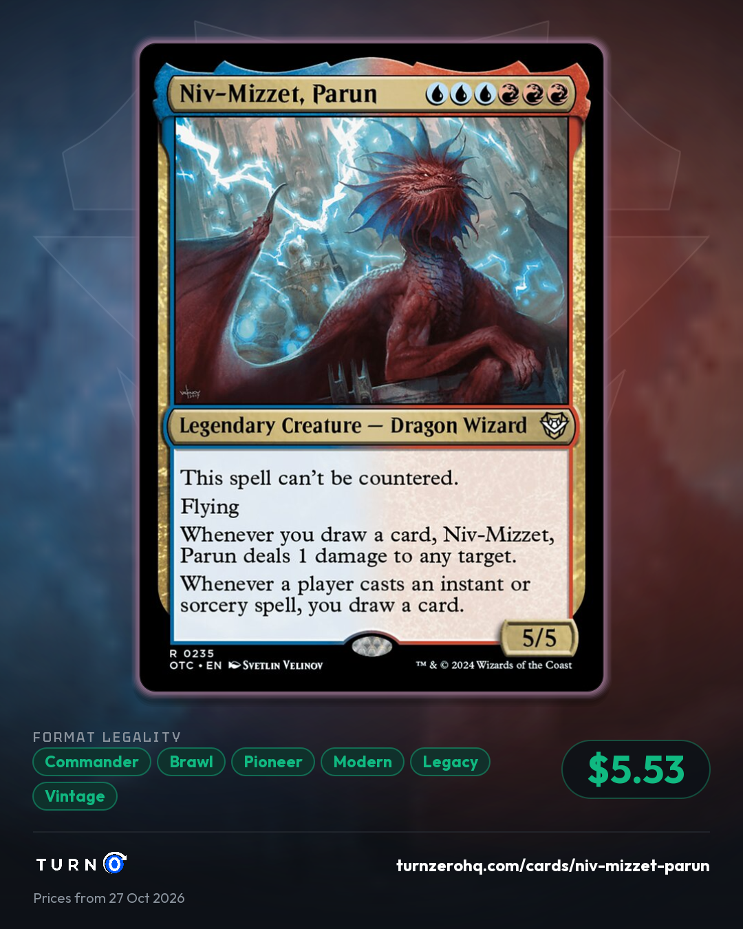 Shareable picture of Niv-Mizzet, Parun