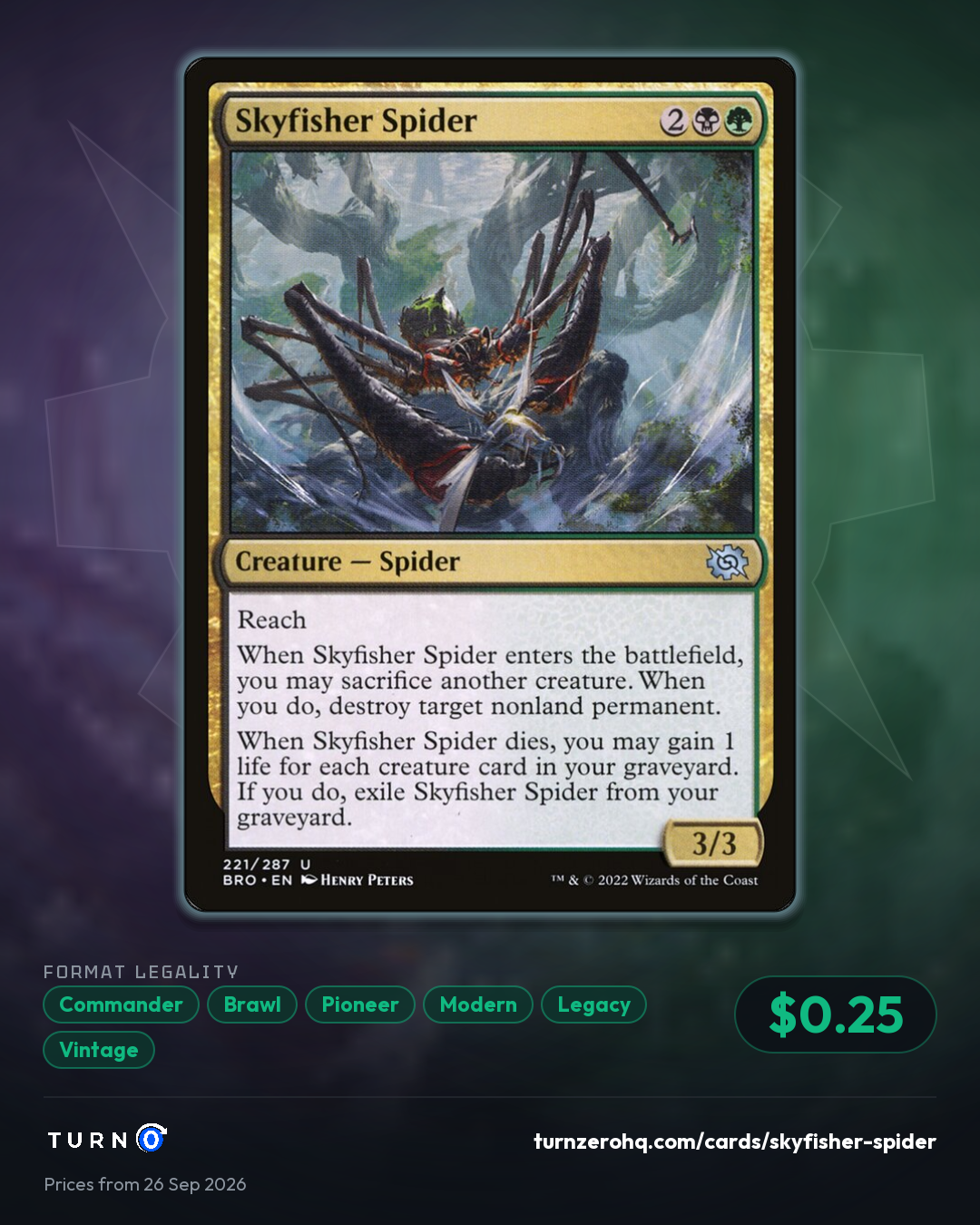 Shareable picture of Skyfisher Spider