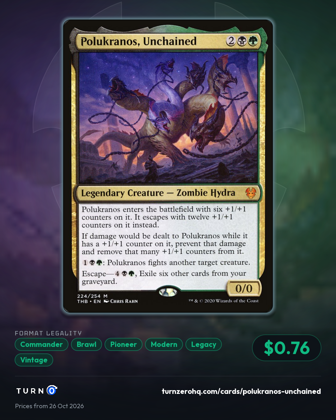 Shareable picture of Polukranos, Unchained