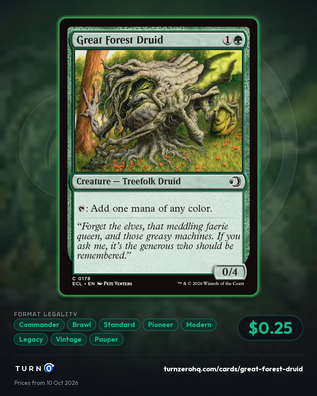 Shareable picture of Great Forest Druid