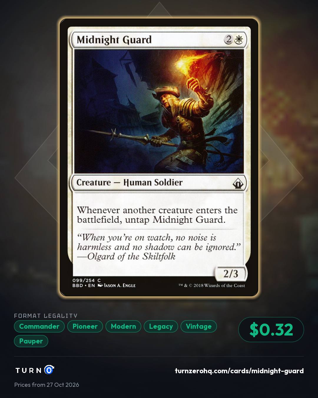 Shareable picture of Midnight Guard