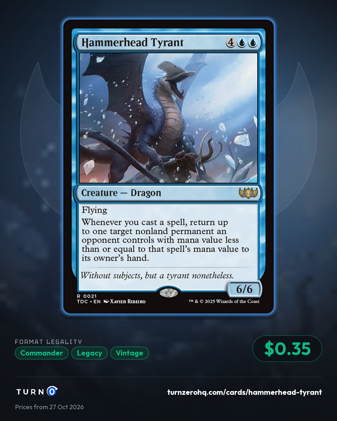 Shareable picture of Hammerhead Tyrant