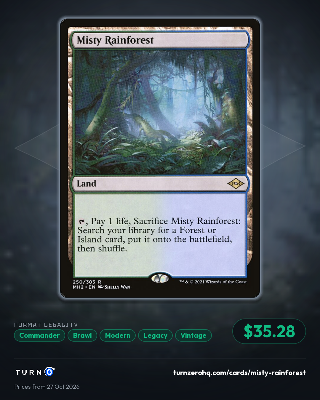 Shareable picture of Misty Rainforest