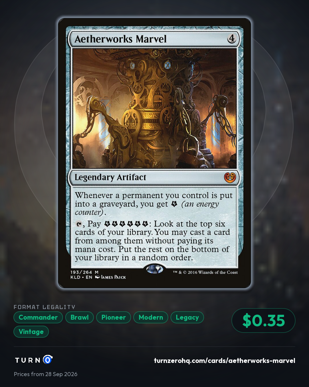 Shareable picture of Aetherworks Marvel