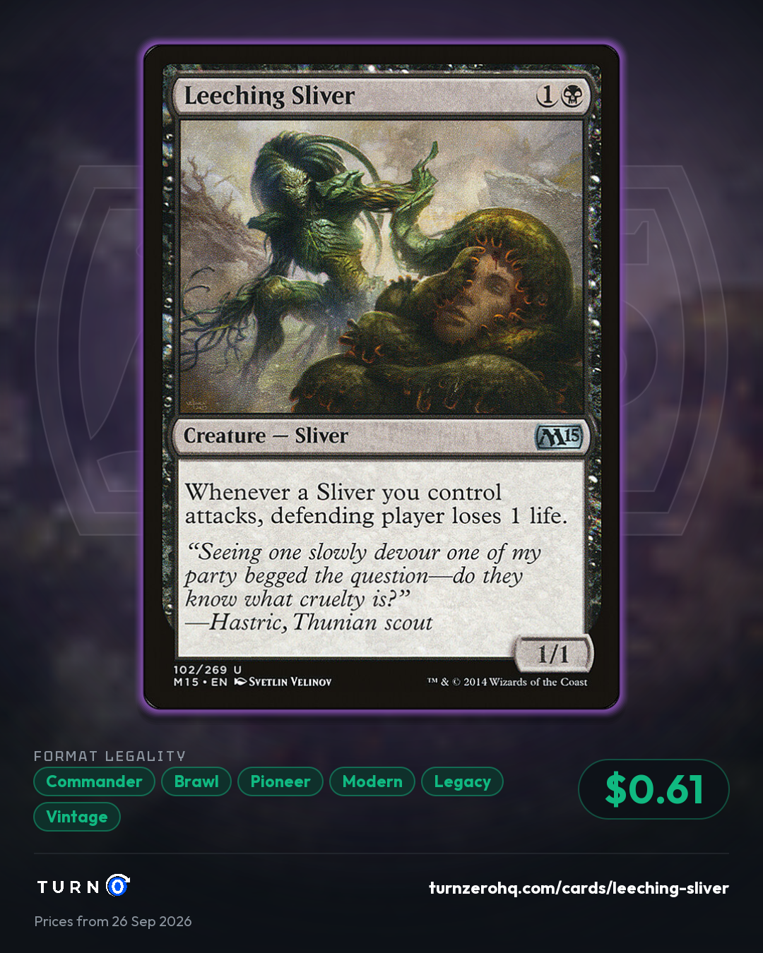 Shareable picture of Leeching Sliver