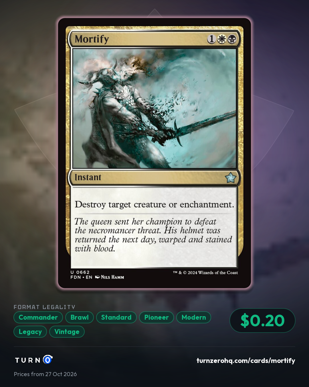 Shareable picture of Mortify