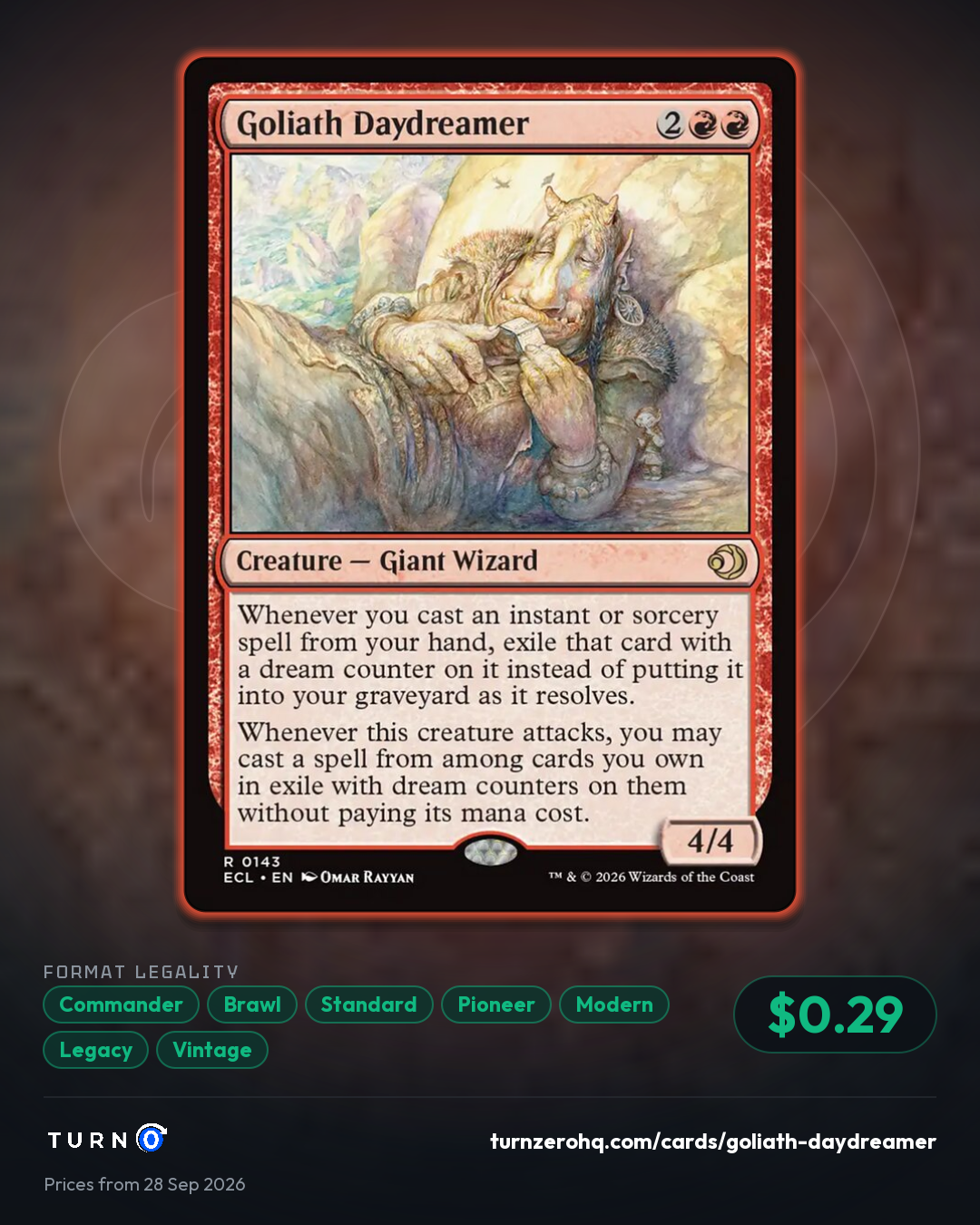 Shareable picture of Goliath Daydreamer
