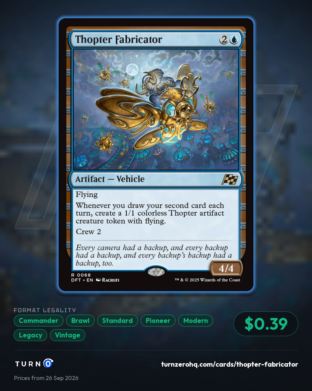 Shareable picture of Thopter Fabricator
